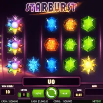 Casinova - Starburst Slot von NetEnt